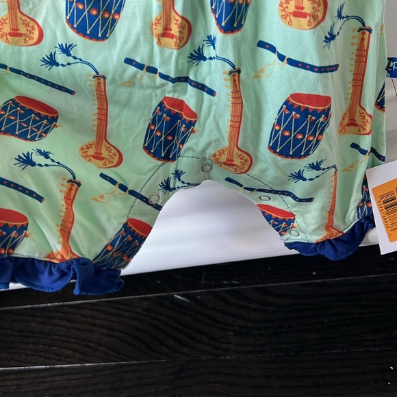 Kickee Pants Print Wing Romper, worn once and washed - Picture 5 of 5